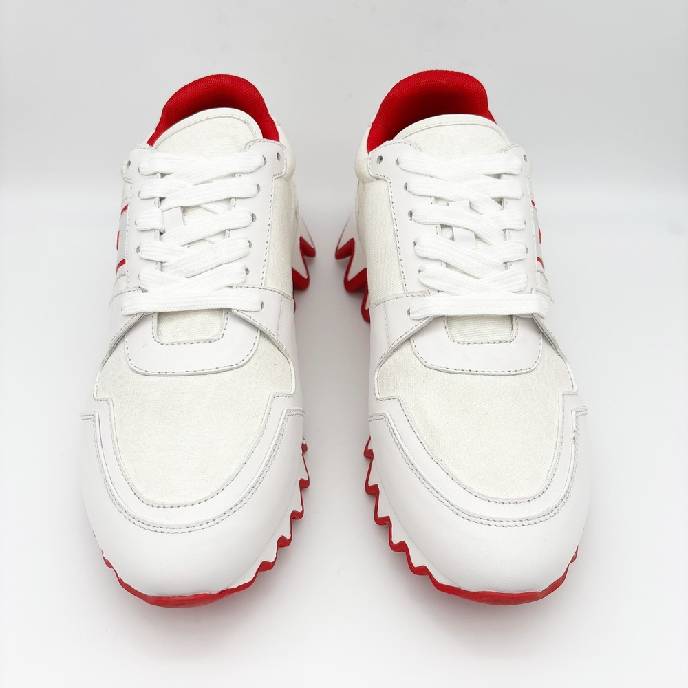 NWB Christian Louboutin Nastroshark Donna Sneakers in White Size 41 - Picture 5 of 16